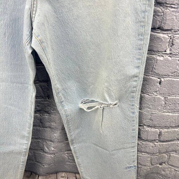 Universal Thread Vintage Straight Stretch Button Fly Jeans Size 14 Ankle Length - Picture 8 of 13